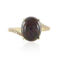 Anello in oro con Opale Matrice Andamooka (AMAYANI)