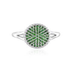 Anello in argento con Tsavorite