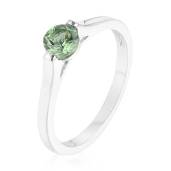 Anello in argento con Apatite Cromo
