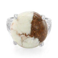 Anello in argento con Magnesite