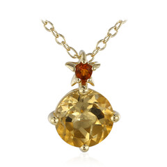 Collana in argento con Citrino