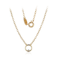 Collana in ottone con Diamante I3 (I) (Juwelo Style)