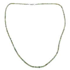 Collana in argento con Zaffiro Songea