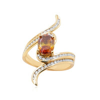 Anello in oro con Sfalerite (de Melo)