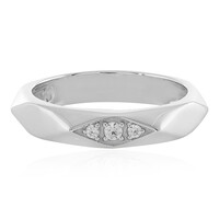 Anello da uomo in argento con Zircone