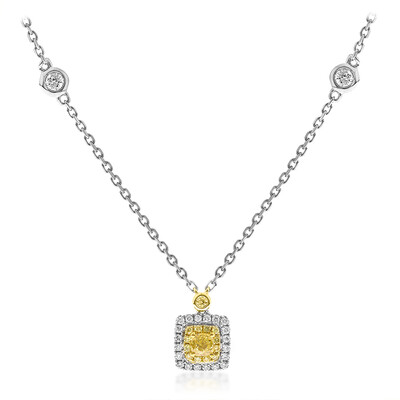 Collana in oro con Diamante Giallo SI2 (CIRARI)