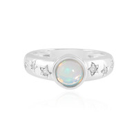 Anello in argento con Opale di Welo