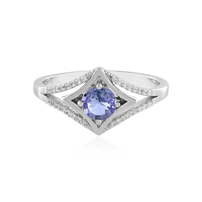Anello in argento con Tanzanite (non riscaldata)