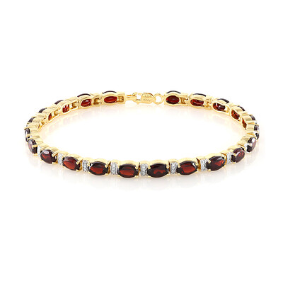 Bracciale in argento con Granato Mozambico