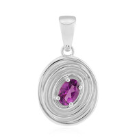 Ciondolo in argento con Granato Roshoite (Pallanova)