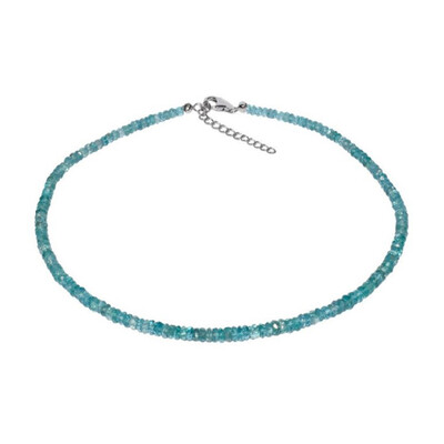 Collana in argento con Apatite Blu