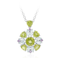 Collana in argento con Peridoto
