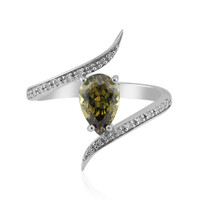 Anello in oro con Demantoide del Madagascar (de Melo)