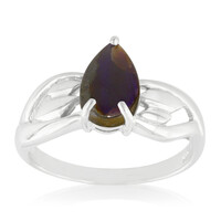 Anello in argento con Ammolite