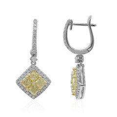 Orecchini in oro con Diamante Giallo SI2 (CIRARI)