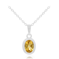 Collana in argento con Citrino