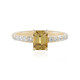 Anello in oro con Zircone Giallo