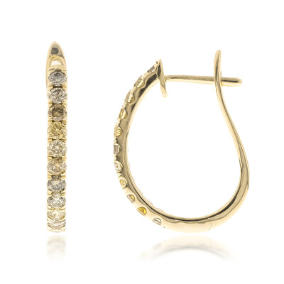 Orecchini in oro con Diamante Fancy SI2 (CIRARI)
