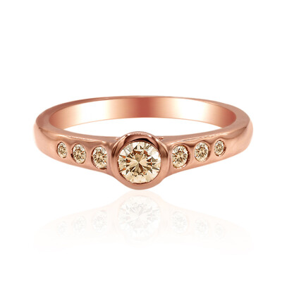 Anello in oro con Diamante Rose de France VS1 di Argyle (Annette)