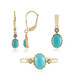 Parure in argento con Turchese Sleeping Beauty (Faszination Türkis)
