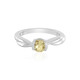 Anello in argento con Berillo Giallo