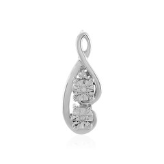 Ciondolo in argento con Diamante I3 (H)