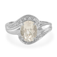 Anello in argento con Morganite