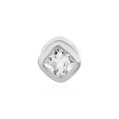 Ciondolo in argento con Topazio Bianco (MONOSONO COLLECTION)