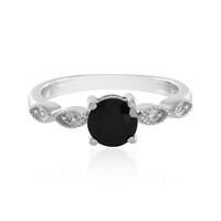 Anello in argento con Onice Nero