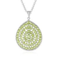 Collana in argento con Peridoto