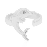 Anello in argento con Diamante I1 (G)