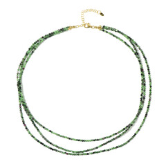 Collana in argento con Rubino Zoisite