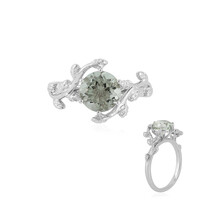 Anello in argento con Ametista Verde
