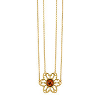 Collana in argento con Ambra Baltica