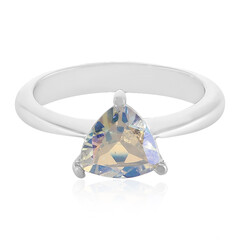 Anello in argento con Topazio Arcobaleno