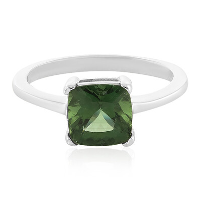 Anello in argento con Apatite Cromo