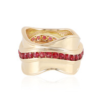Anello in oro con Rubino Tanzania (de Melo)