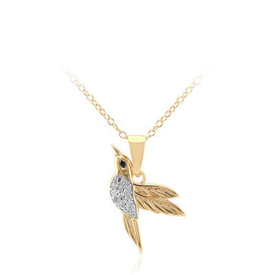 Collana in argento con Spinello Nero