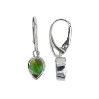 Orecchini in argento con Ammolite