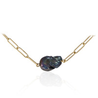 Collana in argento con Perla di Acqua Dolce (TPC)