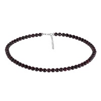 Collana in argento con Granato d’India