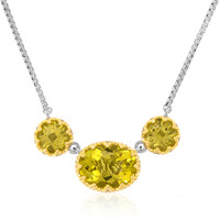Collana in argento con Quarzo Ouro Verde (Dallas Prince Designs)