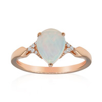 Anello in oro con Opale di Welo AAA