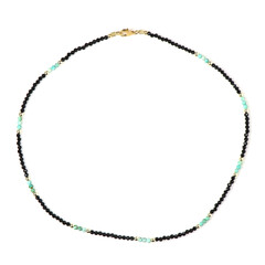 Collana in argento con Spinello Nero