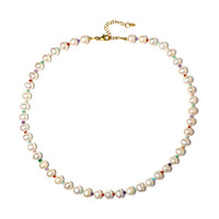 Collana in argento con Perla d'Acqua Dolce Bianca