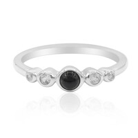 Anello in argento con Onice Nero