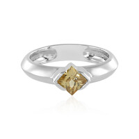 Anello in argento con Zircone Giallo