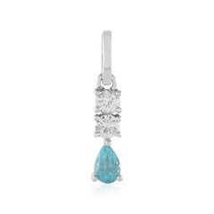 Ciondolo in argento con Apatite Blu