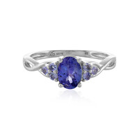 Anello in argento con Tanzanite