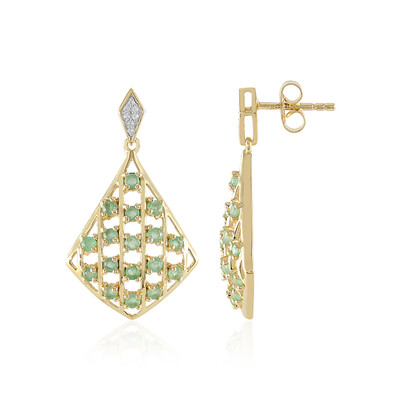 Orecchini in argento con Smeraldo Socoto
